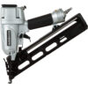 metabo hpt angled finish nailer kit 15 gauge pneumatic accepts finish nails 1.25 inch up to 2.5 inch integrated air duster nt65m