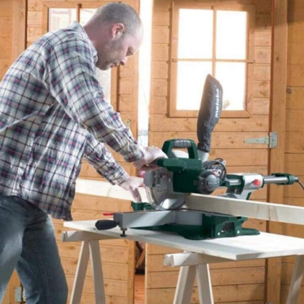metabo kgs 216 m (619260387) mitre saw with sliding function