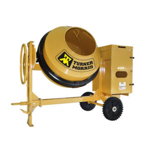 turner morris concrete mixer 400l electric powered